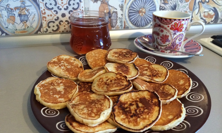 Овсяные оладьи на кефире