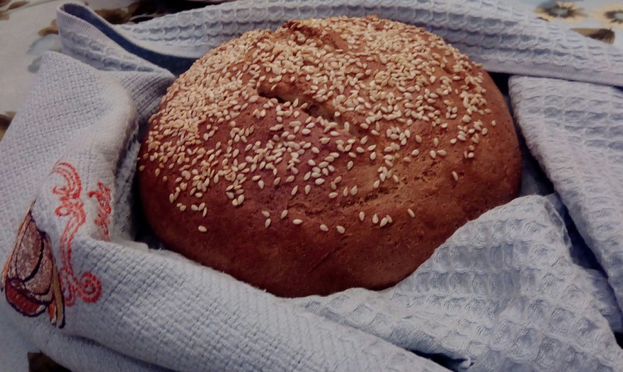 Творожный хлеб с цельнозерновой мукой