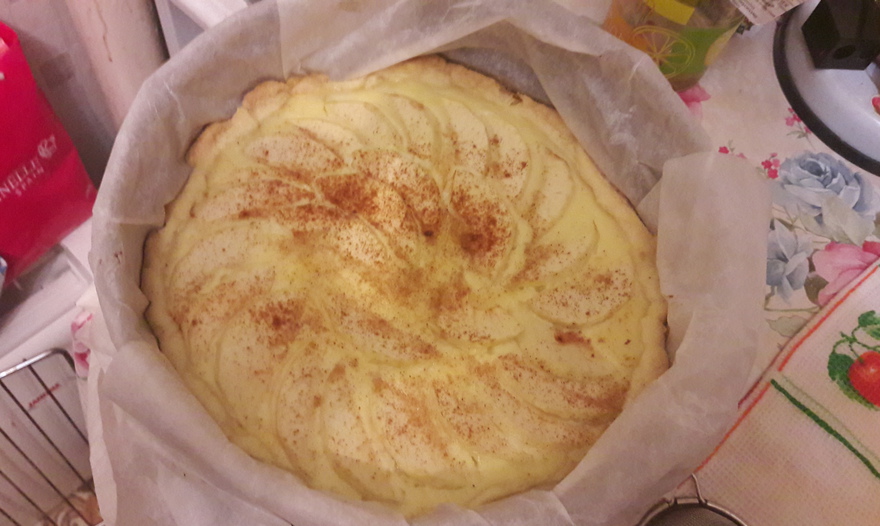 Баварский яблочный торт