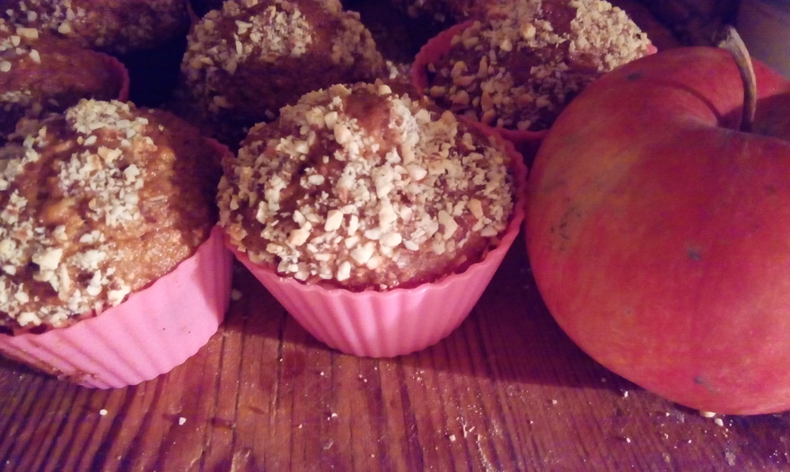 Морковно-яблочные мафины