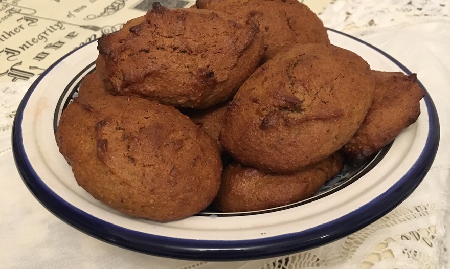 Постное овсяное печенье с черносливом