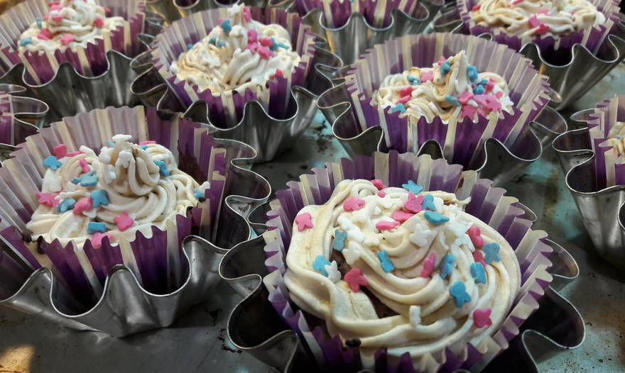 Творожные кексы