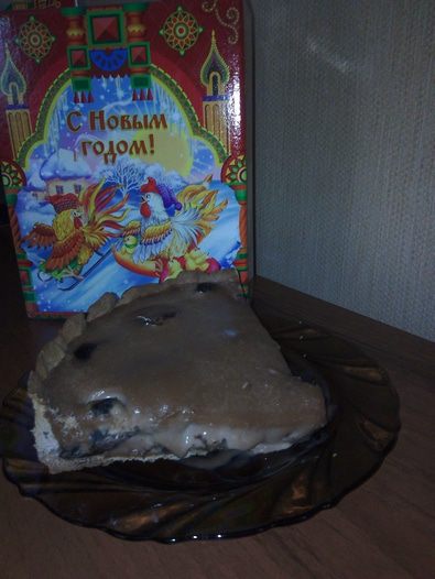 Тарт с черносливом и нежнейшим шоколадным ганашем