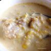 Кукурузный суп-пюре с гребешками