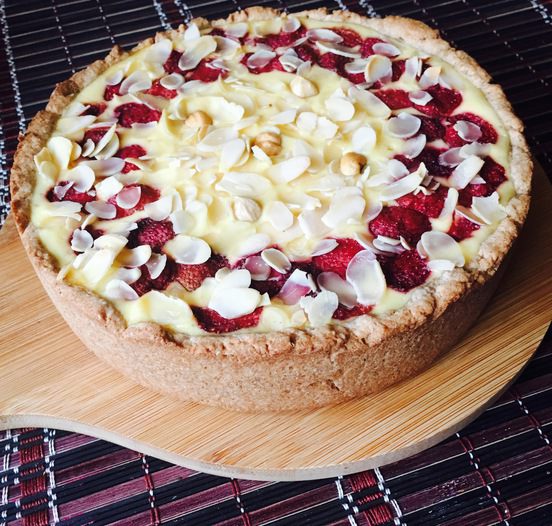 Ванильный чизкейк с голубикой