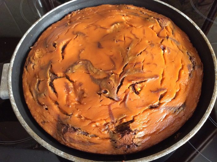 Тыквенно-шоколадный брауни