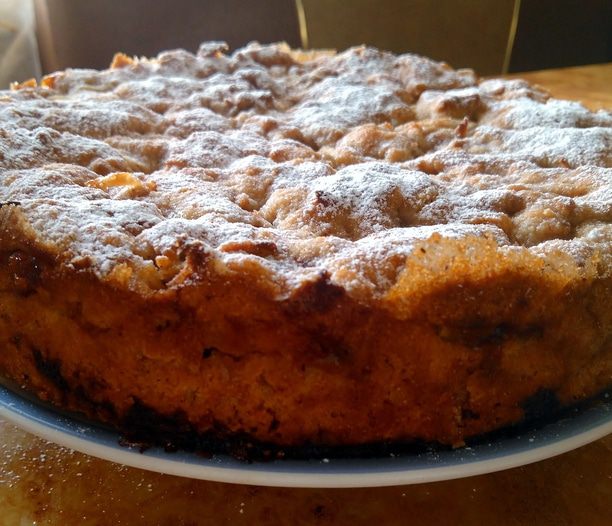 Болгарский пирог с творогом и яблоками