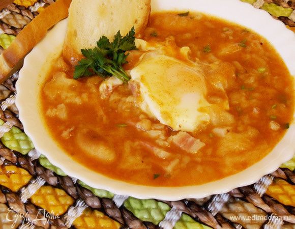 Кастильский чесночный суп