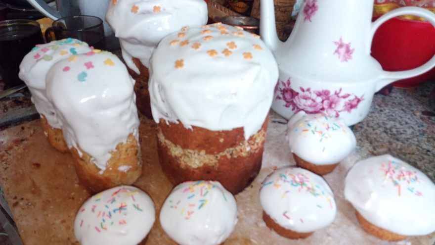 Пасхальный монастырский кулич от Матушки 