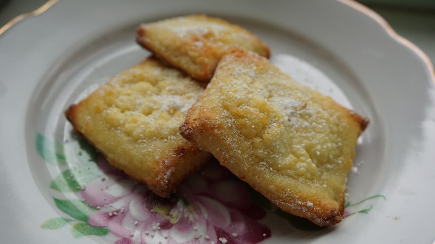 Творожное печенье-пирожное