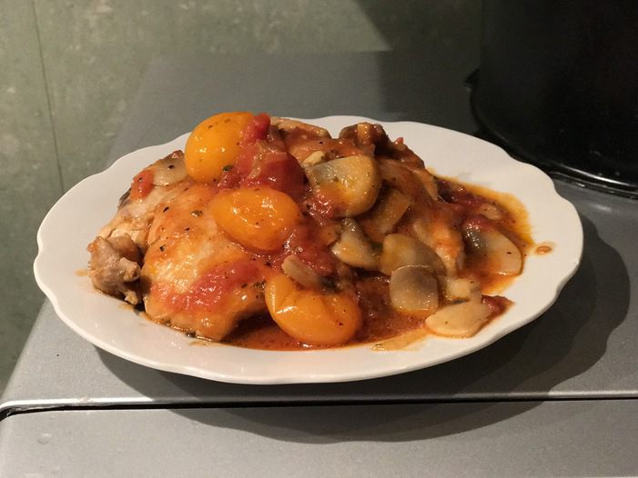 Курица по-итальянски (Каччиаторе)