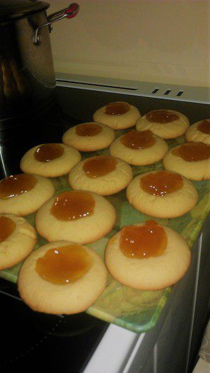 Лимонное печенье с шоколадом