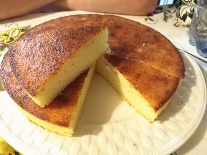 Простой лимонный пирог к чаю