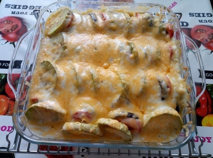 Овощной тиан под соусом