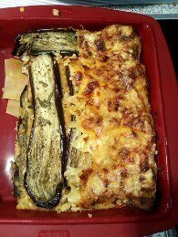 Лазанья «Болоньезе» с баклажанами и кабачками