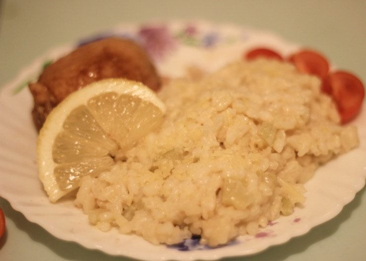 Лимонное ризотто     
