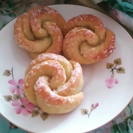 Творожное печенье «Чайная роза»