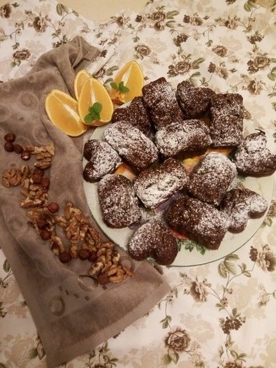 Маффины с апельсином и бананом