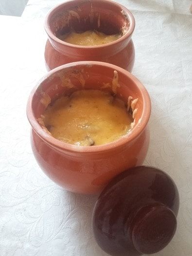 Жюльен с курицей и шампиньонами