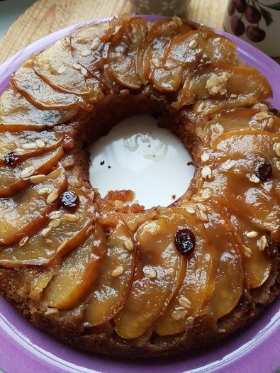 Пирог яблочный (без яиц)