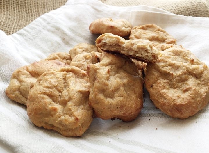 Творожное печенье с отрубями