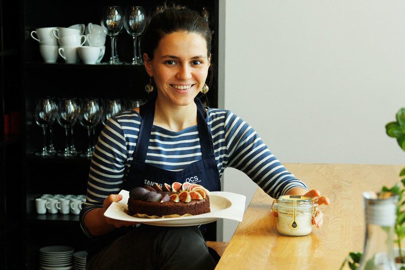 Греческий влажный шоколадный пирог