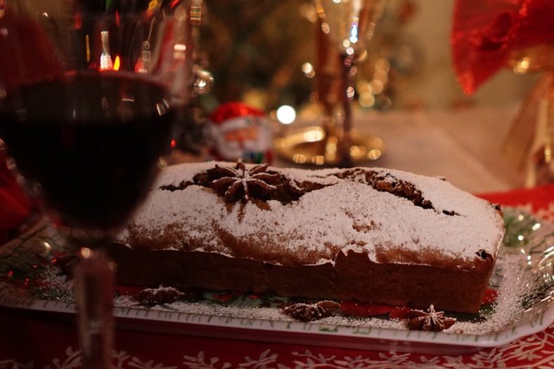 Пряный апельсиновый кекс (постный)