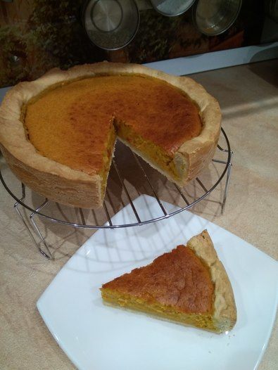 Американский тыквенный пирог с корицей 