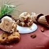 Карамельное мороженое с карамельными орешками