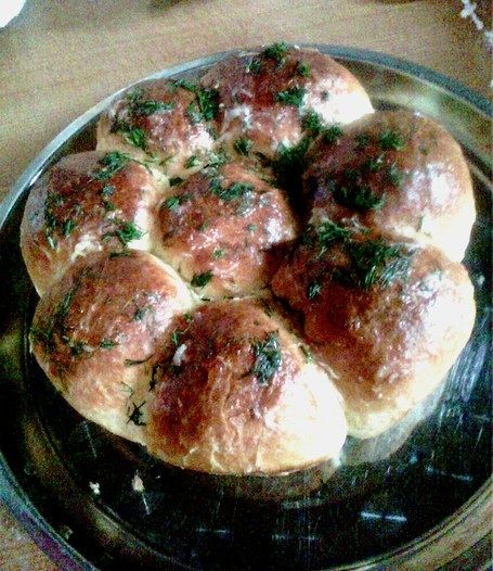 Украинские пампушки с чесноком