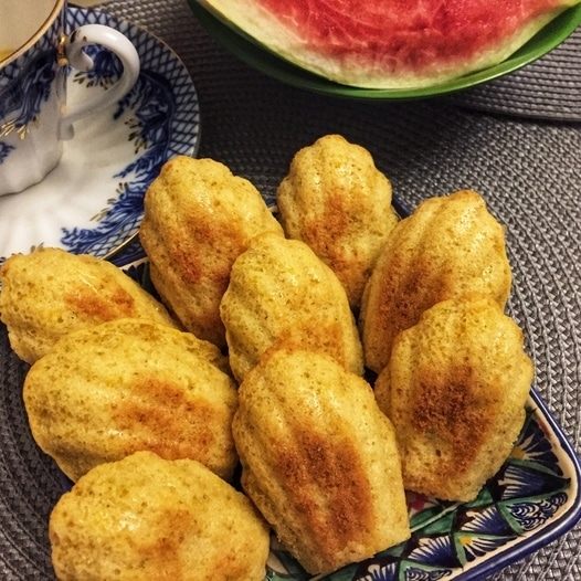 Цитрусовое печенье «Мадлен» 