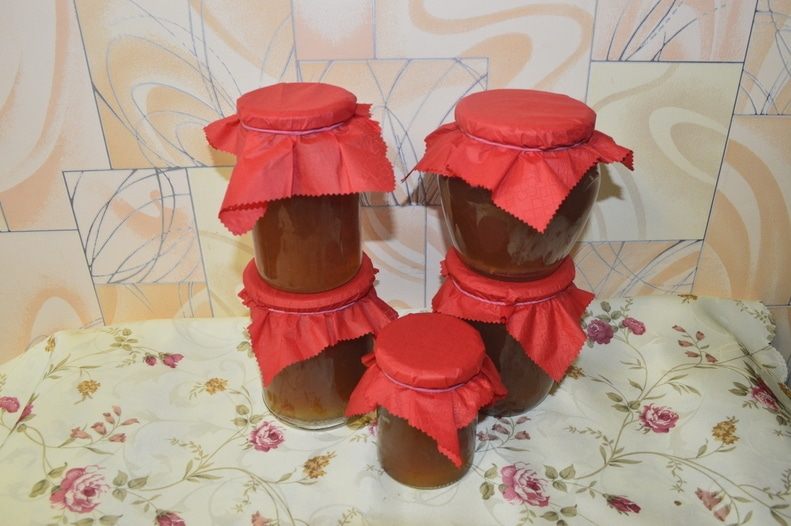 Яблочное повидло с цитрусами