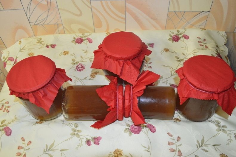 Яблочное повидло с цитрусами