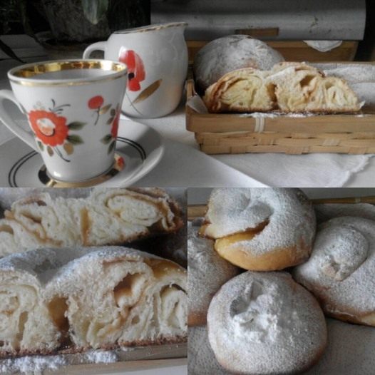 Испанские булочки "Ensaimadas"