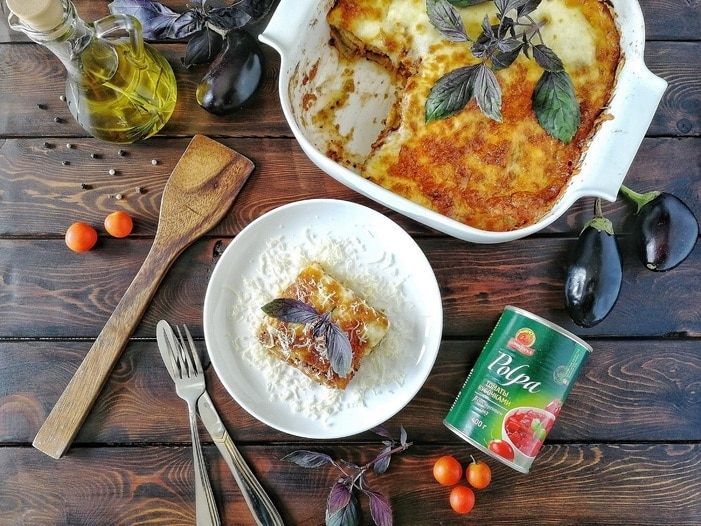 Бакладжано пармеджано с соусом «Наполи»