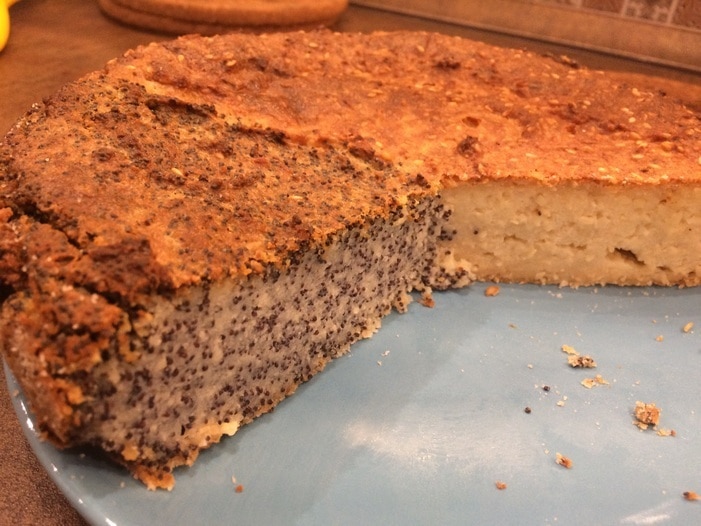 Немецкий маковый творожник