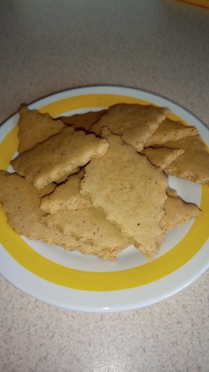 Ванильное печенье с халвой