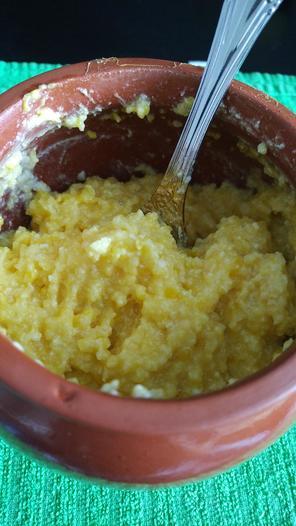 Пшенная каша с тыквой в горшочках