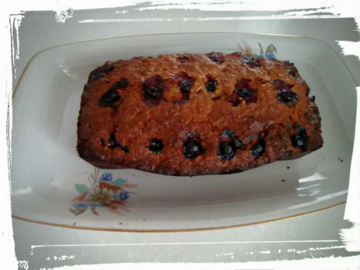 Тыквенный кекс со смородиной 