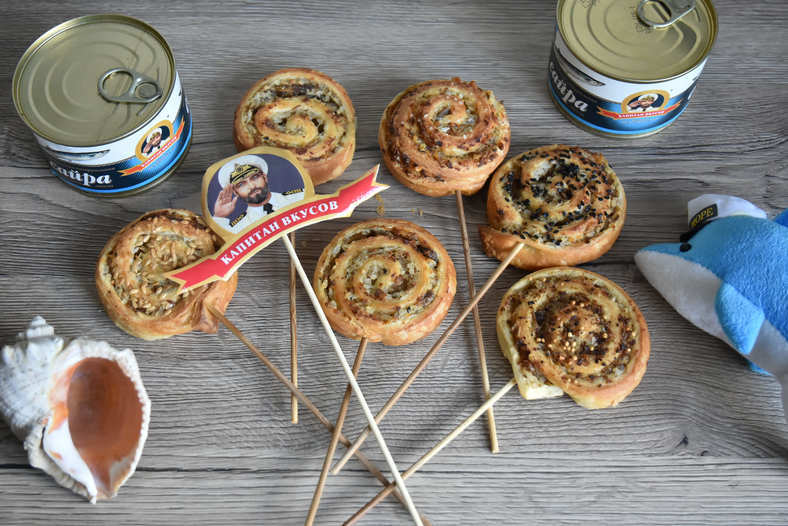 Слоеные завитушки