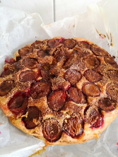 Сливовый пирог по рецепту из газеты "The New York Times"