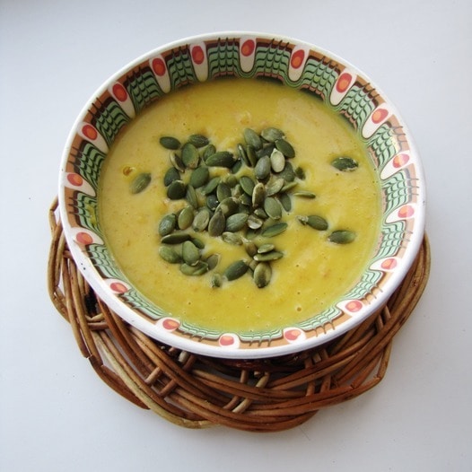 Тыквенный крем-суп с кокосовым молоком