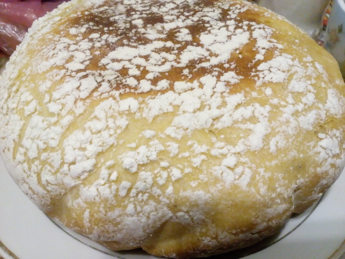 Белый хлебушек на сыворотке с горчицей