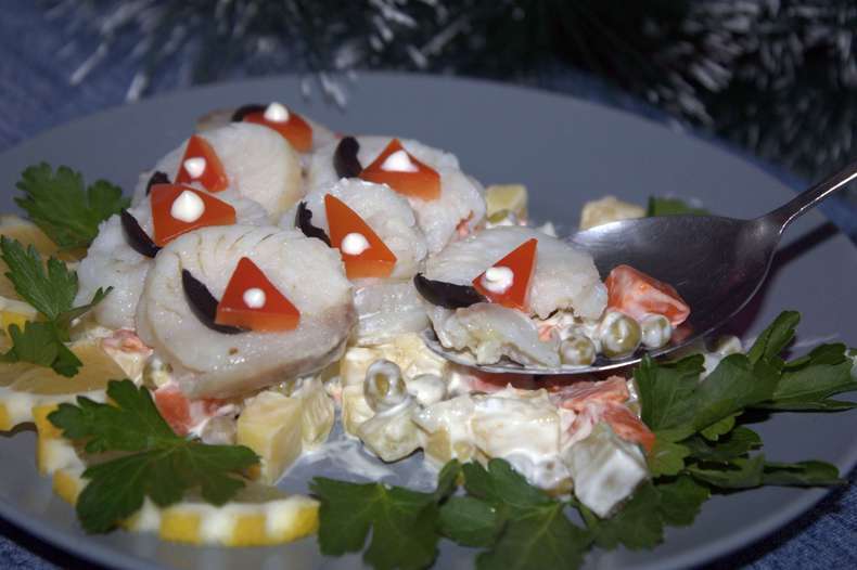 Рыбно-овощная закуска