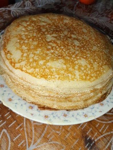 Тонкие нежные блины