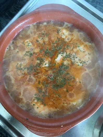 Креветки в соусе пиль-пиль (Gambas al pil pil)