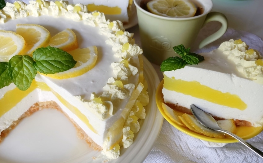 Лимонный чизкейк без выпечки