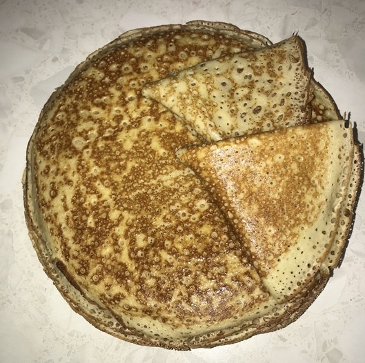 Кружевные блинчики на кефире