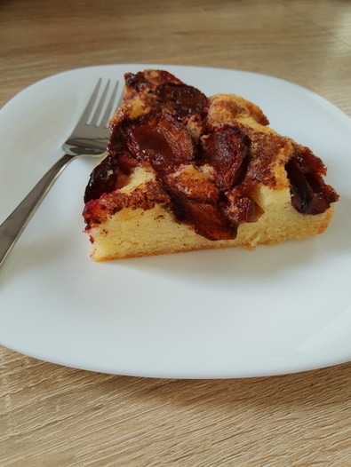 Сливовый пирог по рецепту из газеты "The New York Times"