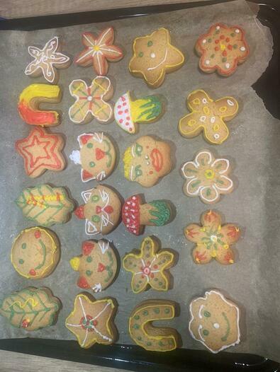 Имбирно-медовое печенье «Олененок Рудольф»